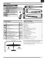 Preview for 3 page of Horizon Hobby Eluna 1.5m Instruction Manual