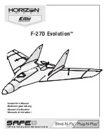 Предварительный просмотр 1 страницы Horizon Hobby F-27D Evolution Instruction Manual