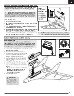 Предварительный просмотр 7 страницы Horizon Hobby F-27D Evolution Instruction Manual