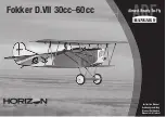 Preview for 1 page of Horizon Hobby Fokker D.VII 30cc Instruction Manual