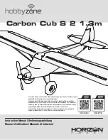 Horizon Hobby hobbyzone Carbon Cub S 2 Instruction Manual preview