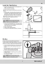 Предварительный просмотр 7 страницы Horizon Hobby Hobbyzone Mini AeroScout Instruction Manual