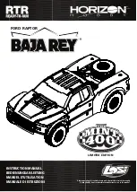 Horizon Hobby LOSI FORD RAPTOR BAJA REY Instruction Manual preview