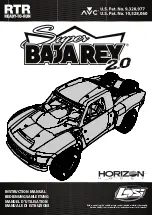 Preview for 1 page of Horizon Hobby Losi Super BAJA REY 2.0 RTR Instruction Manual