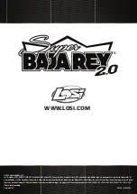 Preview for 20 page of Horizon Hobby Losi Super BAJA REY 2.0 RTR Instruction Manual