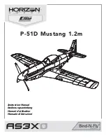 Horizon Hobby P-51D Mustang 1.2m AS3X Instruction Manual preview