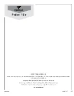 Preview for 36 page of Horizon Hobby Pulse 15e Instruction Manual