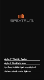 Horizon Hobby Spektrum Alpha-6 Instruction Manual preview