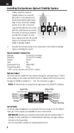 Preview for 4 page of Horizon Hobby Spektrum Alpha-6 Instruction Manual