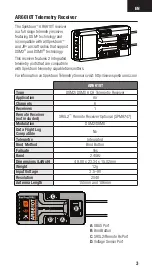 Preview for 3 page of Horizon Hobby Spektrum AR6610T User Manual