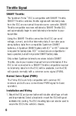 Preview for 6 page of Horizon Hobby Spektrum FIRMA Smart ESC Series Manual