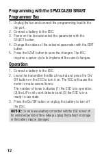 Preview for 12 page of Horizon Hobby Spektrum FIRMA Smart ESC Series Manual