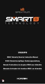 Preview for 1 page of Horizon Hobby SPEKTRUM SMART SR6300PM Instruction Manual