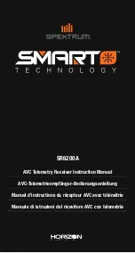 Horizon Hobby Spektrum Smart Technology SR6200A Instruction Manual preview