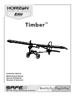 Preview for 1 page of Horizon Hobby timber Instruction Manual