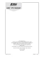 Preview for 22 page of Horizon Hobby UMX FPV RADIAN Instruction Manual