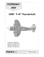 Horizon Hobby UMX P-51D Mustang Instruction Manual preview