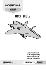 Preview for 1 page of Horizon Hobby UMX Ultrix Instruction Manual