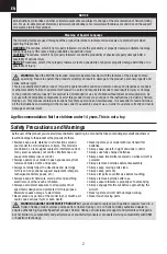 Preview for 2 page of Horizon Hobby UMX Ultrix Instruction Manual