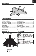 Preview for 3 page of Horizon Hobby UMX Ultrix Instruction Manual