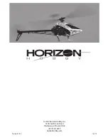 Preview for 76 page of Horizon Hobby Vibe 500e Assembly Instructions Manual