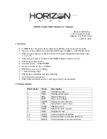 Preview for 1 page of Horizon Hobby X1TXN User Manual