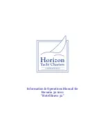 Horizon Yacht Charters 2011 Bavaria 32 Operation Manual preview