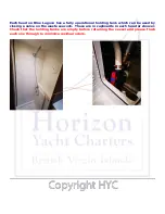 Preview for 30 page of Horizon Yacht Charters Lagoon 42 Information & Operation Manual