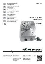 Horizont Agrar hotSHOCK A15 Operating Instructions Manual preview