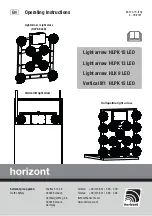 Preview for 1 page of Horizont 210221-0903 Operating Instructions Manual