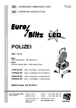 Horizont Euro-Blitz LED 219691ALED Operating Instructions preview