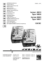 Horizont FARMER AN15 Operating Instructions Manual предпросмотр