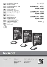 Preview for 1 page of Horizont horiSMART N160 Operating Instruction