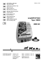 Предварительный просмотр 1 страницы Horizont intelliSTOP N40 Operating Instructions Manual