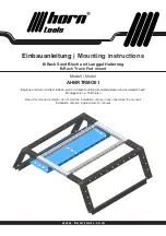 Horn Tools AHBRTRMO01 Mounting Instructions preview