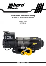 Preview for 1 page of Horn Tools HPA4600 Service Manual