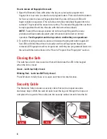 Preview for 8 page of Hornady Security BIOMETRiC SAFE 98110 Owner'S Manual