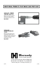 Предварительный просмотр 4 страницы Hornady Cam-Lock Trimmer User Manual