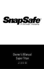 Preview for 1 page of Hornady SnapSafe Super Titan XL Owner'S Manual