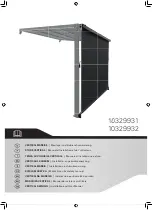 Предварительный просмотр 1 страницы Hornbach 10329931 Installation And User Manual