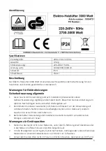 Preview for 5 page of Hornbach 10534731 User Manual