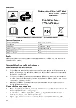 Preview for 60 page of Hornbach 10534731 User Manual