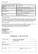 Предварительный просмотр 7 страницы Hornbach 21.06.090.0 Operator’S Manual And Warranty Information