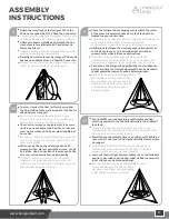 Preview for 4 page of Hornbach Hangout Pod Assembly Instructions Manual