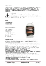 Preview for 2 page of HORNEET HS0116 Instruction For Operation And Maintenance