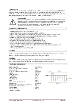 Preview for 2 page of HORNEET SA066 Instruction For Operation And Maintenance