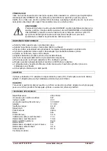 Preview for 2 page of HORNEET SA068 Instruction For Operation And Maintenance