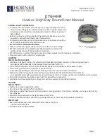 HORNER ETG-HHR User Manual preview