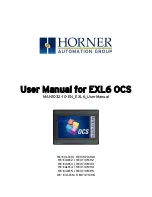 HORNER EXL6 OCS User Manual предпросмотр