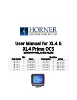 HORNER HE-XC1E0 User Manual preview